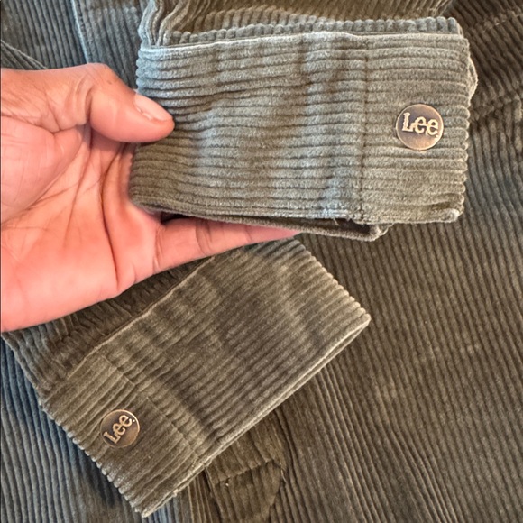 Lee Olive Green Corduroy Jumpsuit - Picture 6 of 12